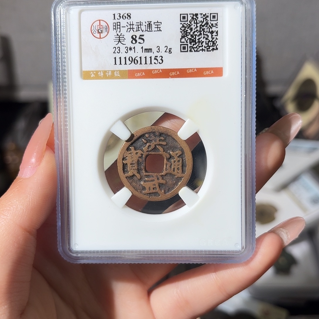 星***.铜小莲精选，传世洪武背洪武