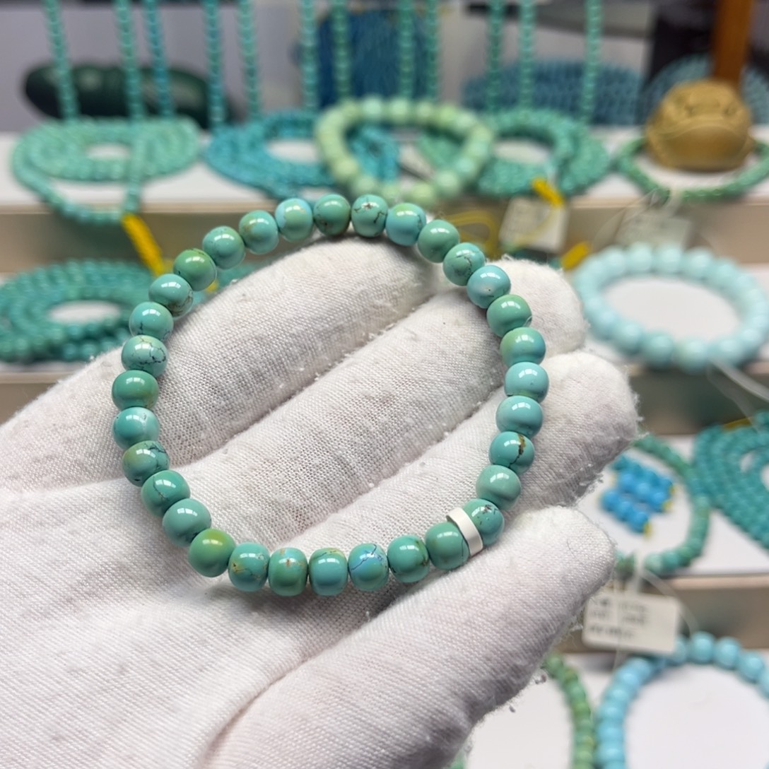 绿松石未镶嵌手链