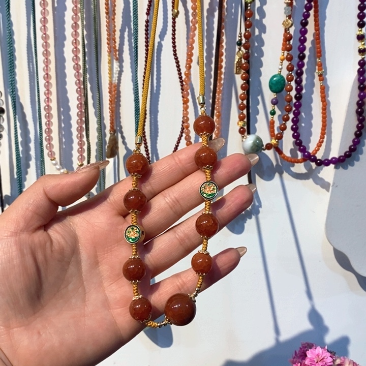 玛瑙/玉髓项链未镶嵌