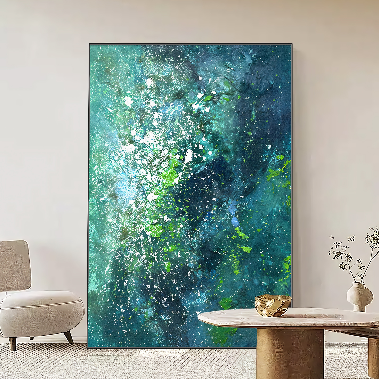 现代轻奢肌理油画客厅沙发背景墙装饰画高级感简约抽象玄关挂画