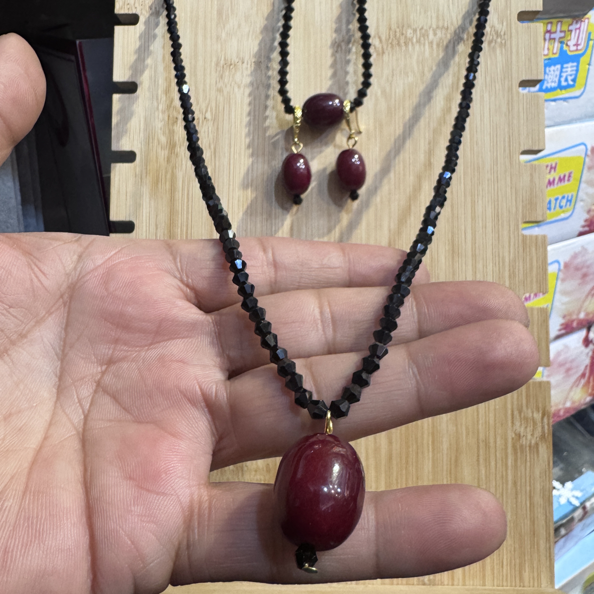 不锈钢项链 非常漂亮的珊瑚。 