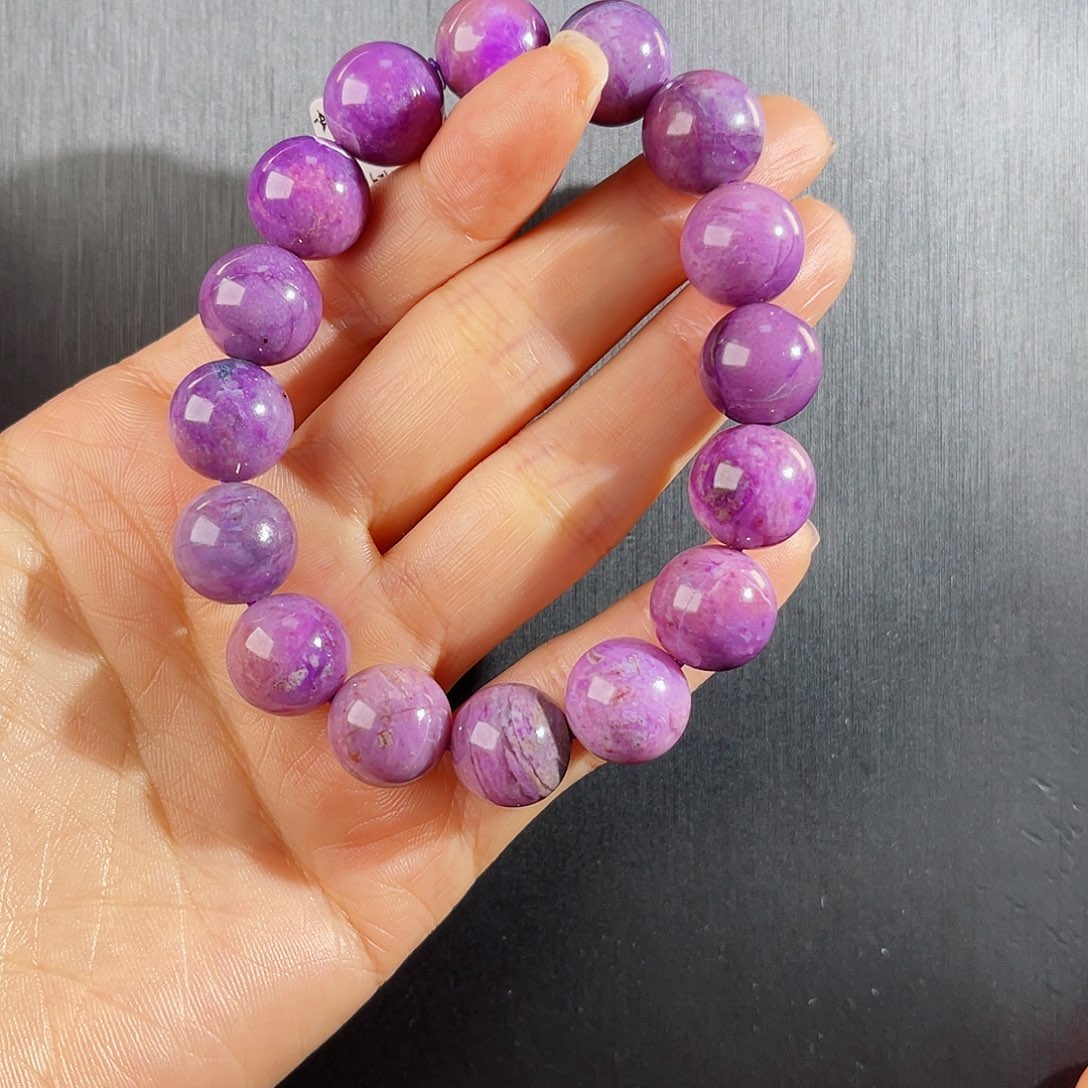 苏纪石（舒俱来）南非老矿料舒俱来手串未镶嵌可*