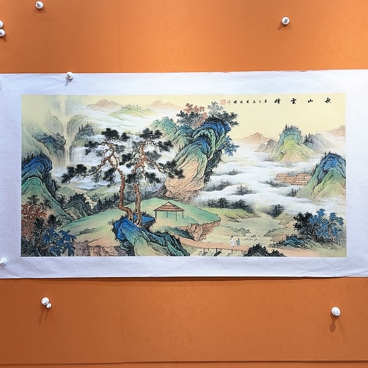 国画书法作品多次参加