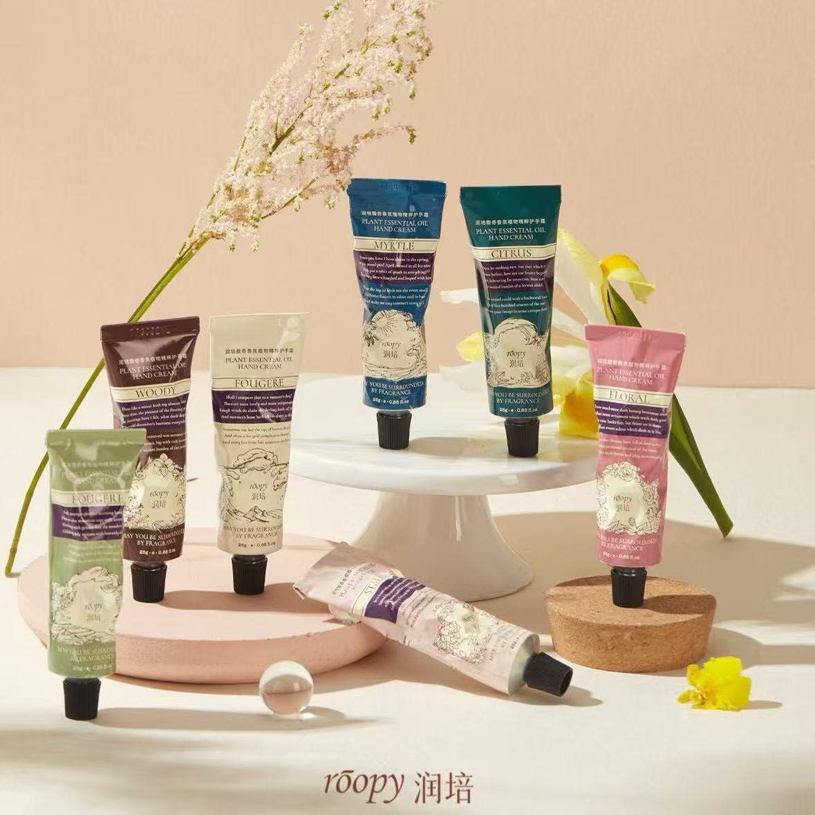 润培护手霜持久留香补水保湿嫩白秋冬防干裂清爽嫩肤不油腻75ml正