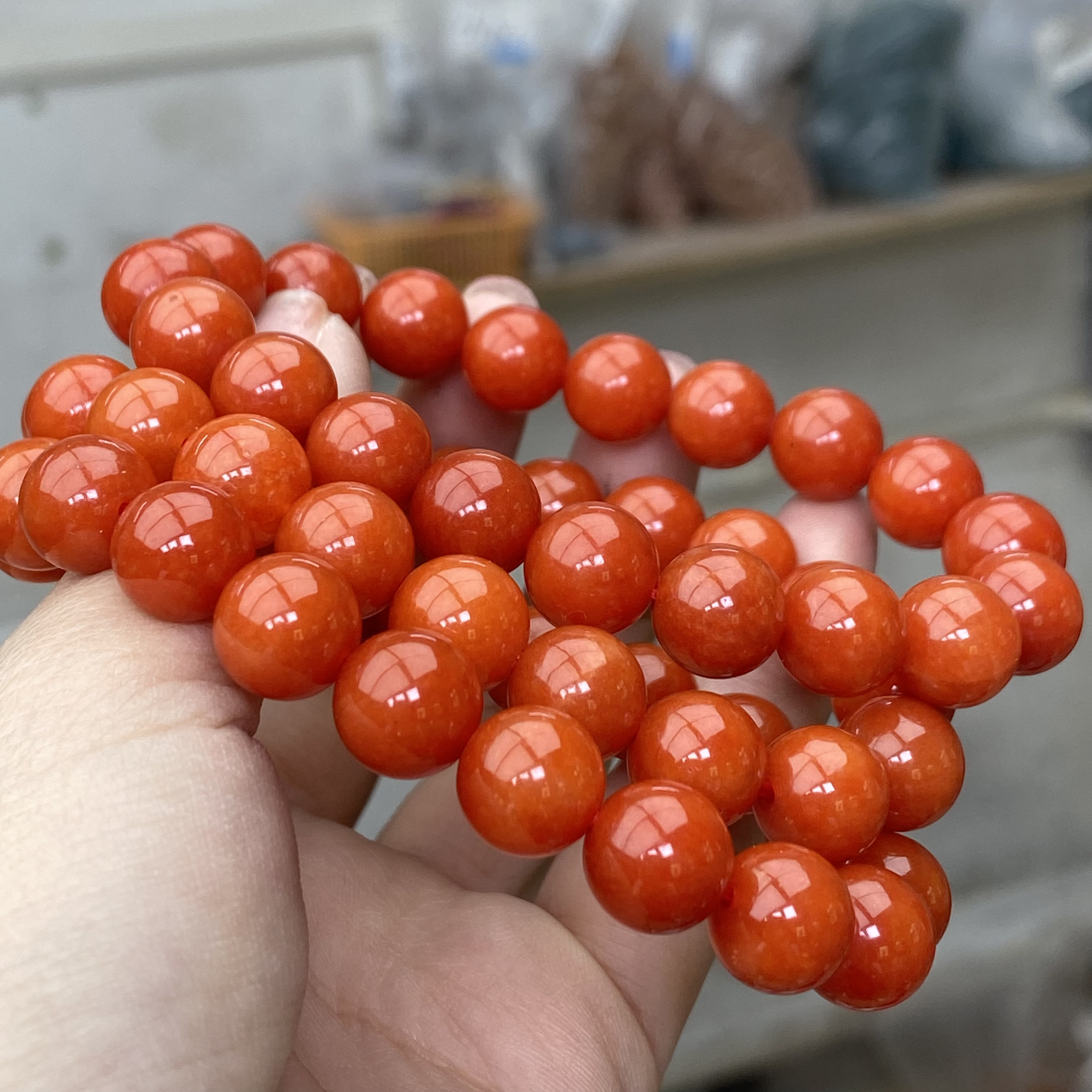 NH-70号精品红手链10mm多样性发一件