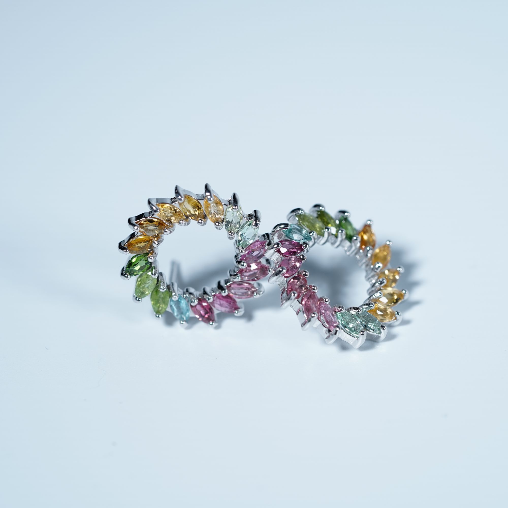 JSBXE0336碧玺耳钉