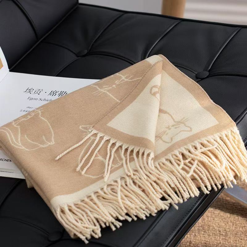 【孤品代拍链接】羊绒羊毛围巾围脖时尚御寒常规款