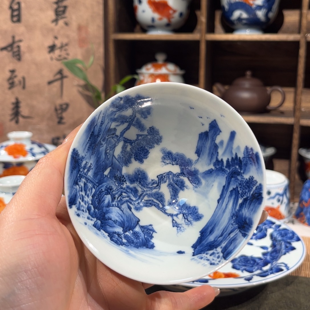 杯子陶微瑕柴窑景德镇陶瓷主人杯