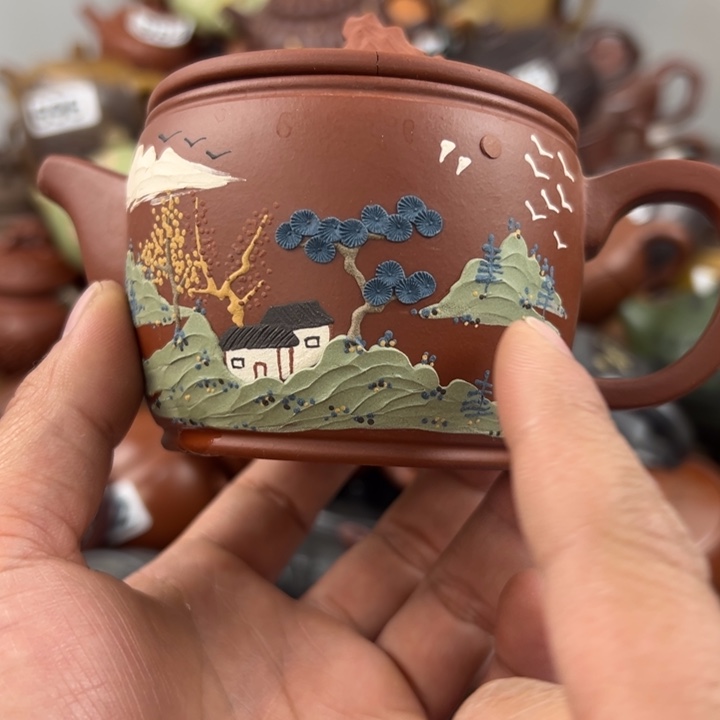 紫砂茶壶盖子开裂