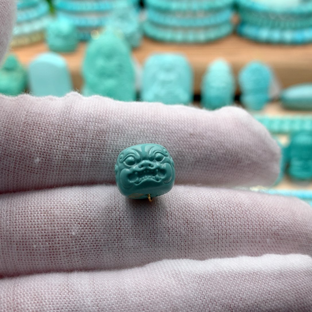 未镶嵌绿松石珠宝奇石