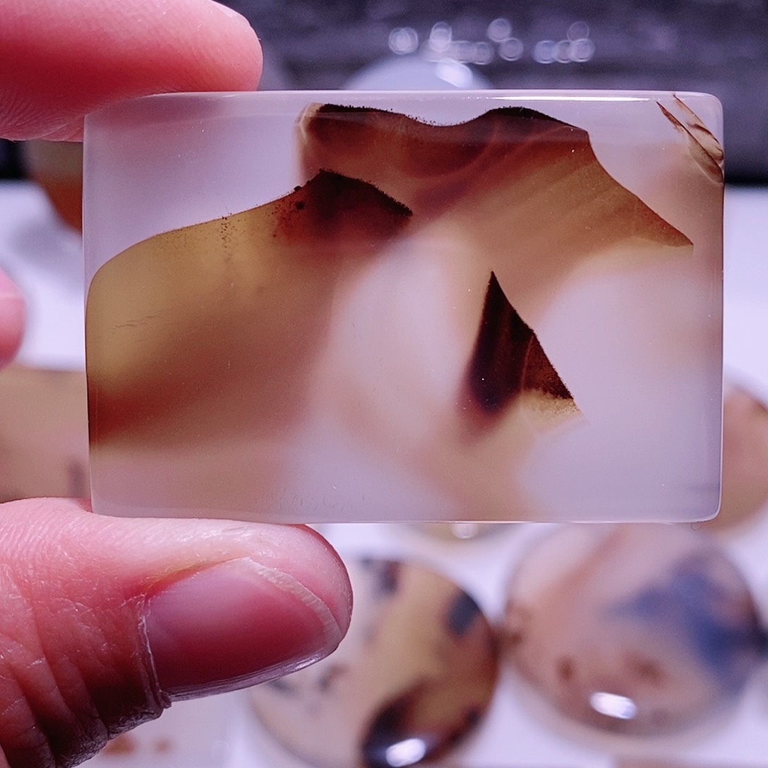 玛瑙/玉髓珠宝半成品未镶嵌