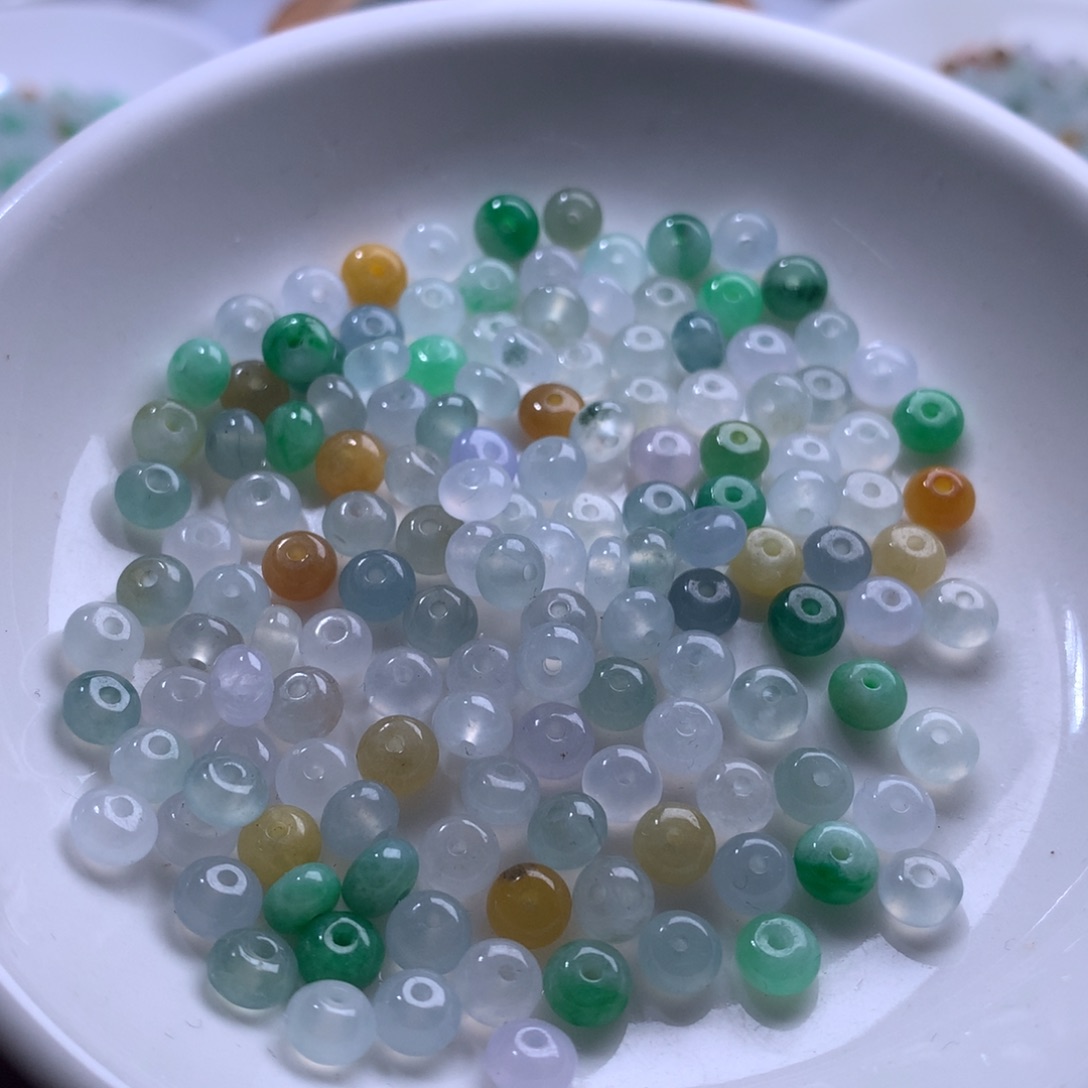 翡翠散珠多样性发货10颗卡5.5