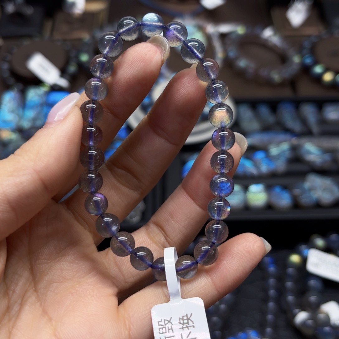 长石手链未镶嵌7.2左右