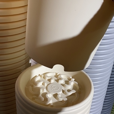 树脂四季4#带托米黄6套