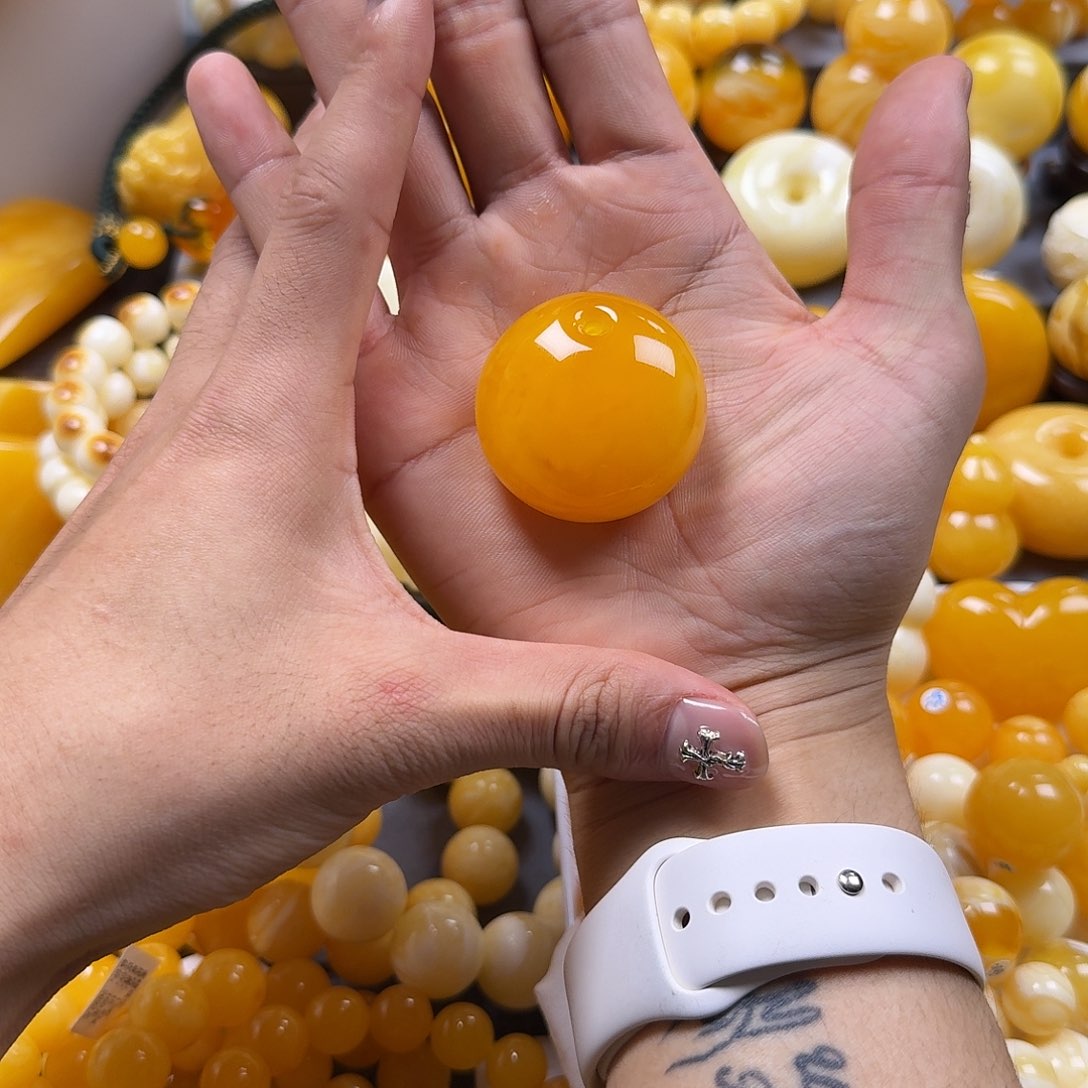 蜜蜡珠宝奇石未镶嵌公主扣