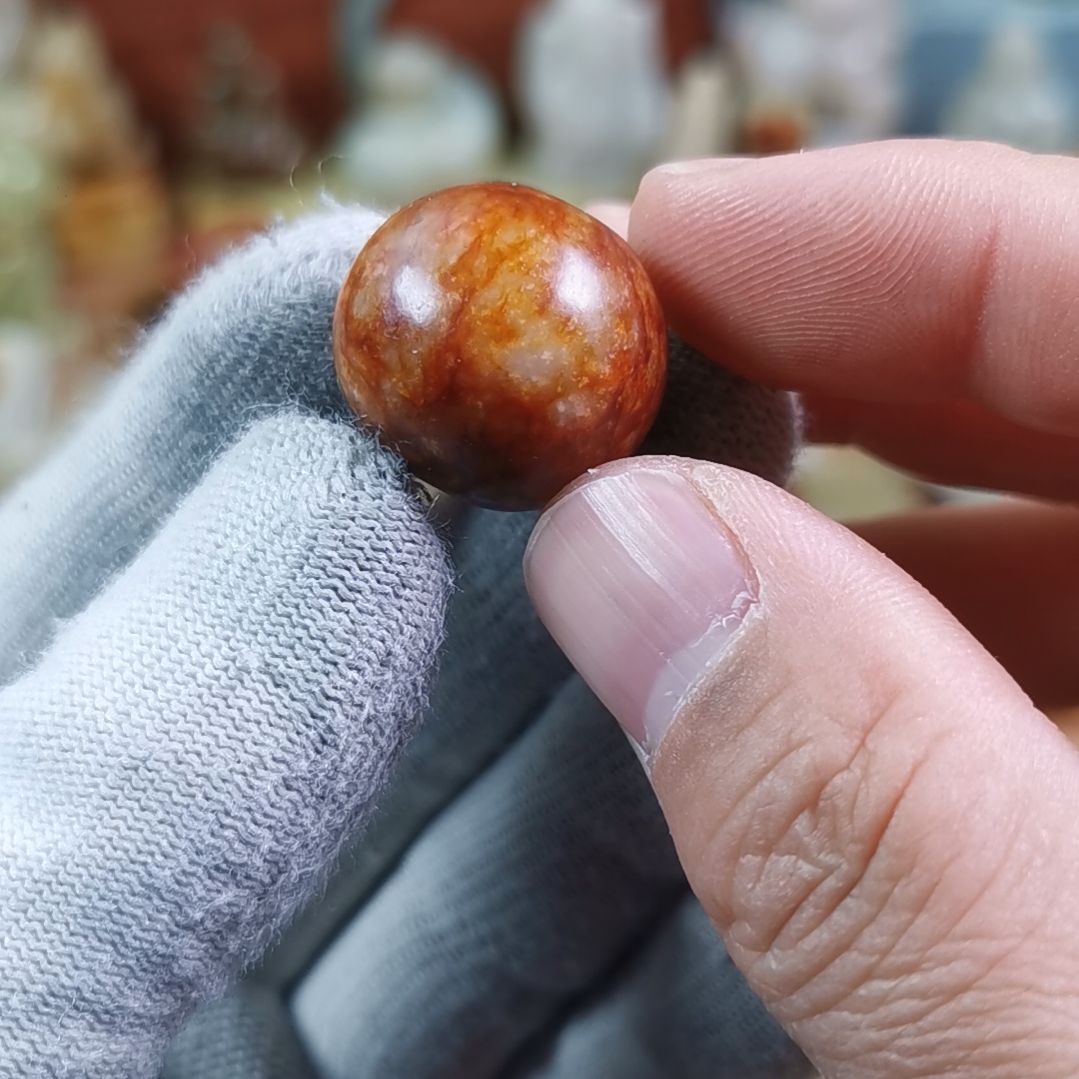 和田玉（糖玉）车挂未镶嵌大****呜