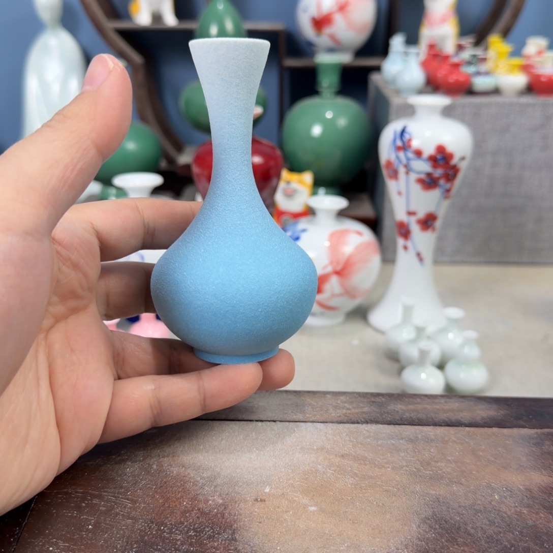 陶瓷手工小花器摆件