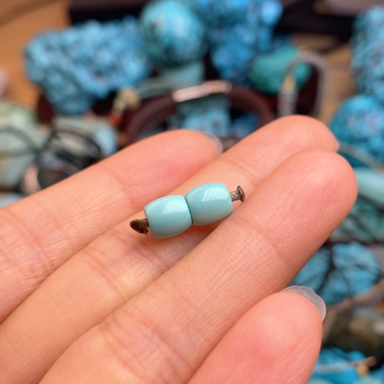 【闪购商品】绿松石珠宝半成品未镶嵌