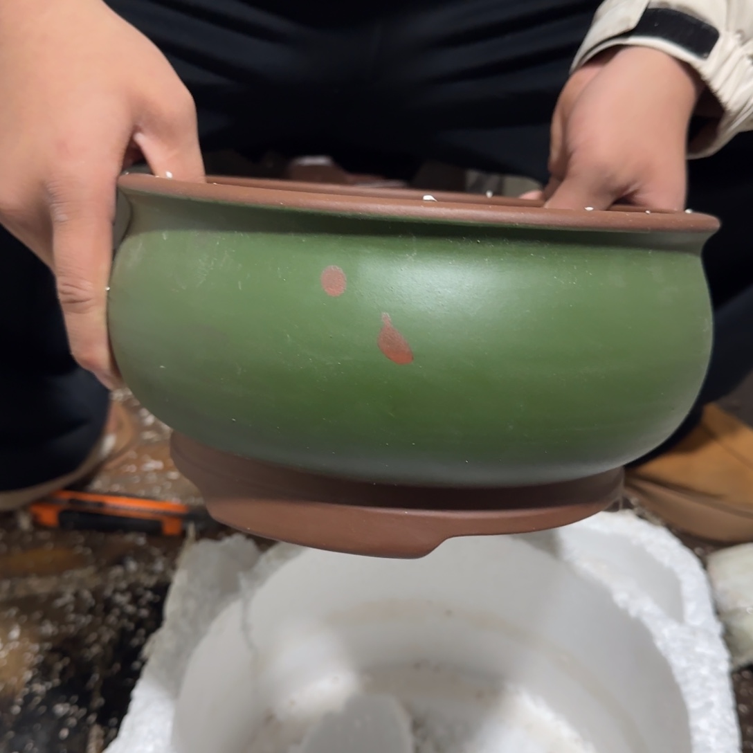 紫砂花盆瑕疵也是一