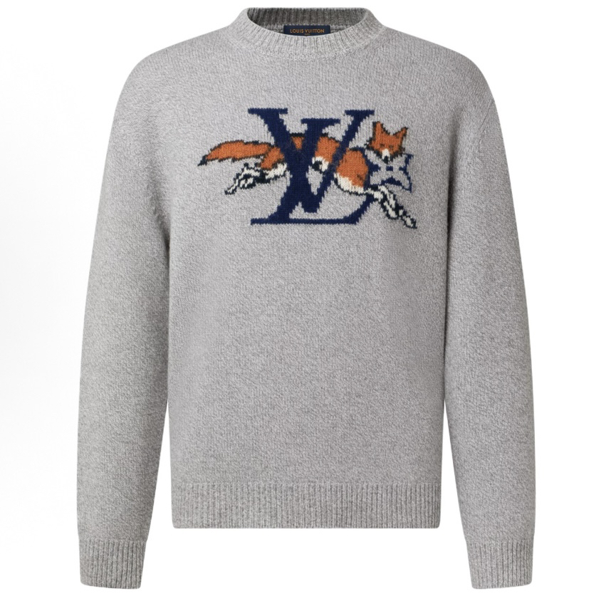 未使用 LouisVuitton/路易威登 LV26款小狐狸毛衣 XL码 BB10871