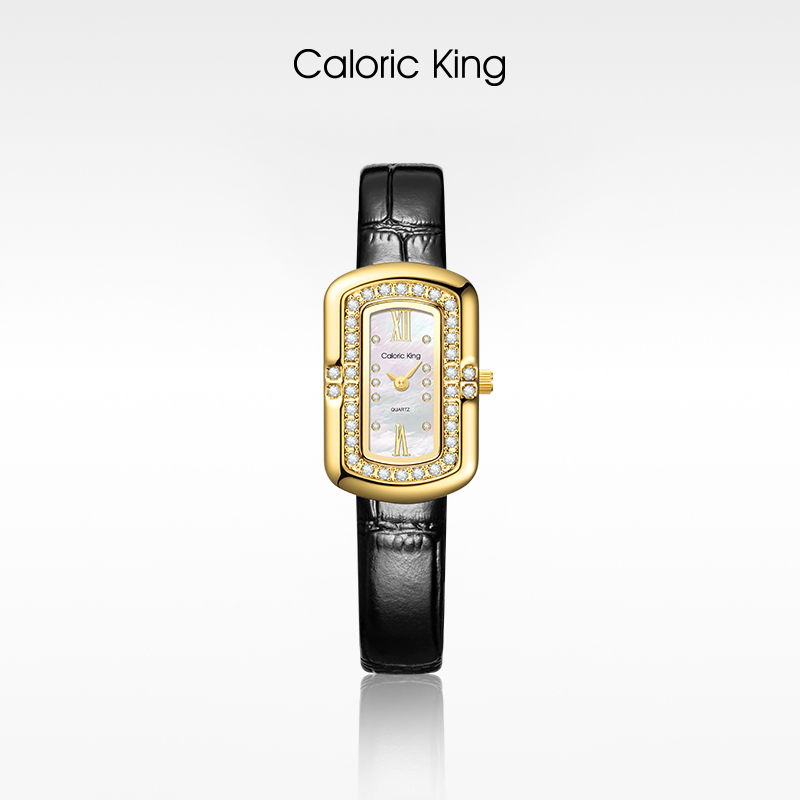 凯卡思CaloricKing小金砖时尚系列简约百搭气质女士手表腕表