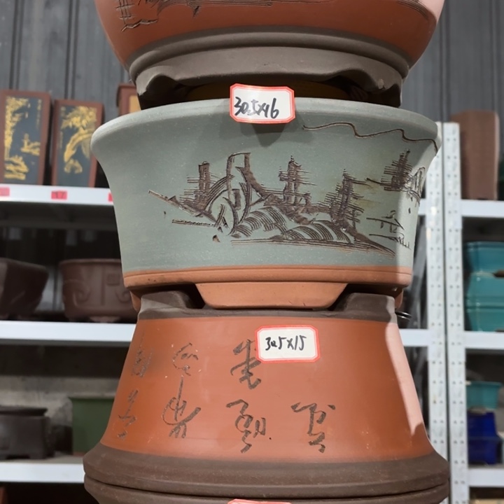 紫砂花盆            100-4