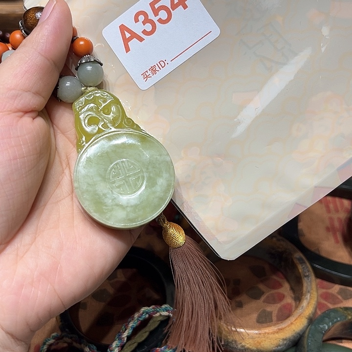 岫岩河磨玉（透闪石质玉）手串未镶嵌用****果