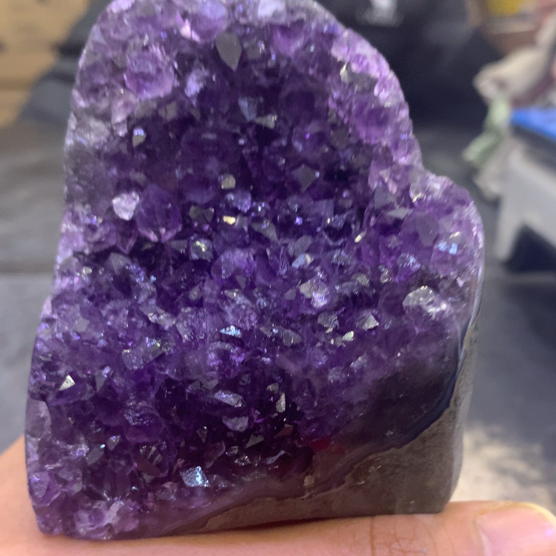 水晶摆件未镶嵌紫晶422