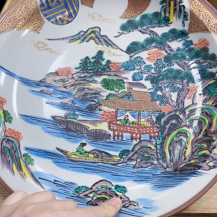 瓷片瓷制作工艺品摆件