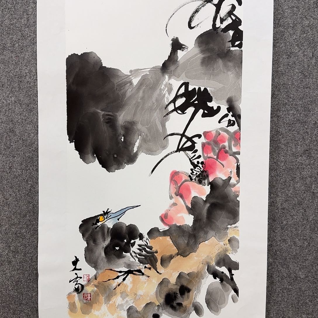 国画大雷老师手绘作品