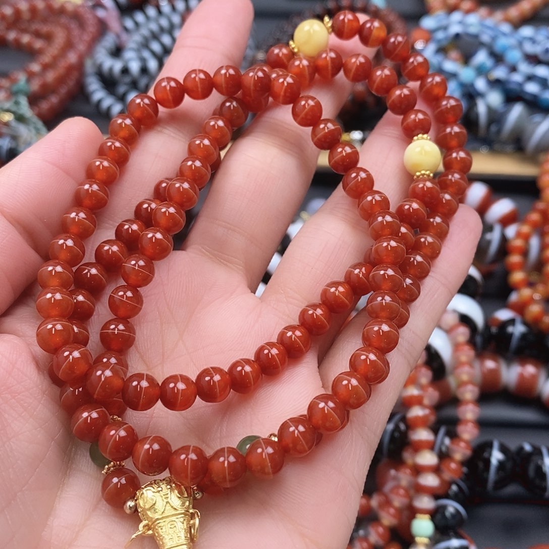 玛瑙/玉髓玛瑙手串未镶嵌