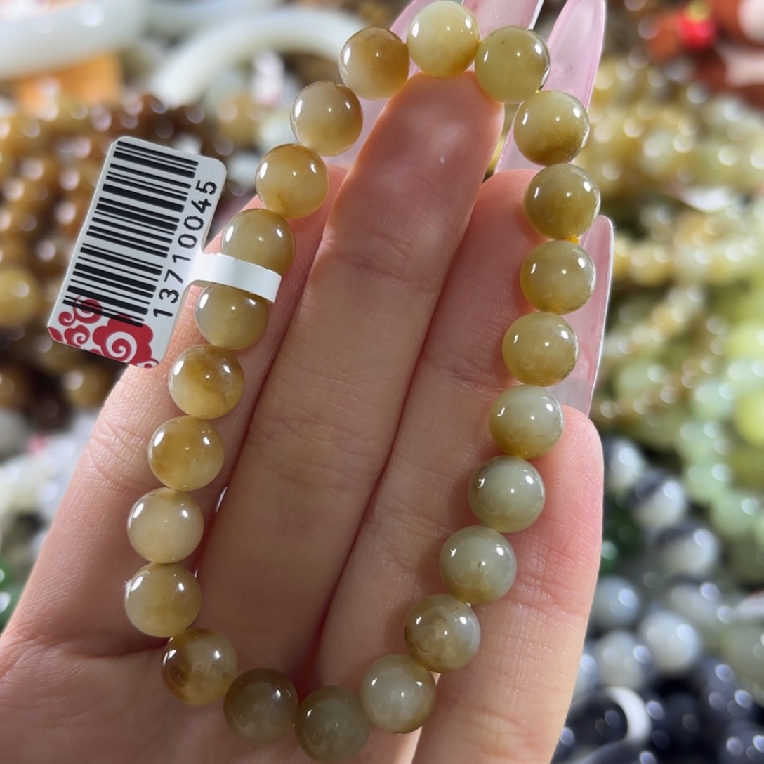 和田玉未镶嵌手链92