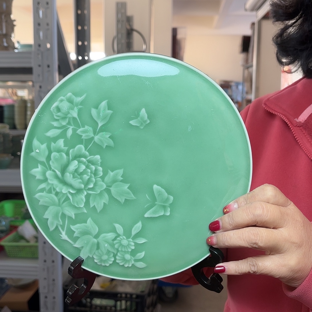 龙泉云间青瓷小米茶器