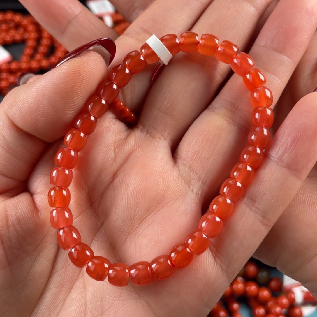 南红玛瑙手链未镶嵌妞6