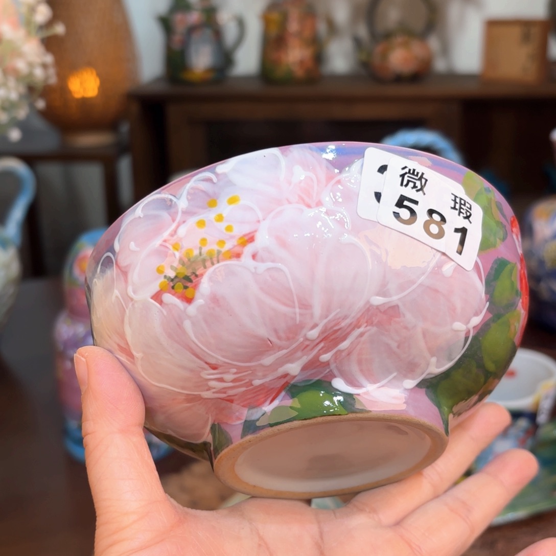 景德镇手绘高温釉下彩陶瓷茶具