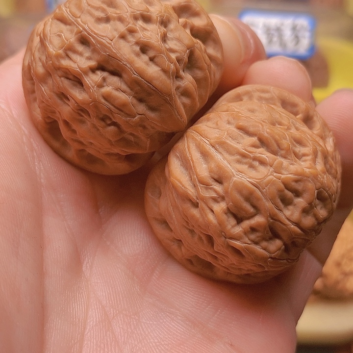 文玩核桃把件40全品精品铁锤