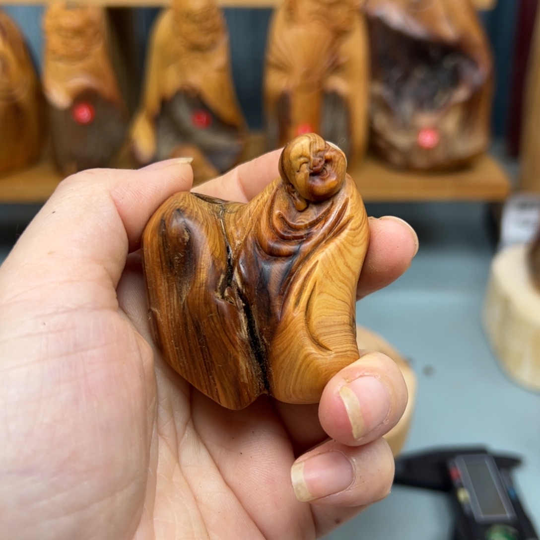 柏木崖柏木摆件手把件14
