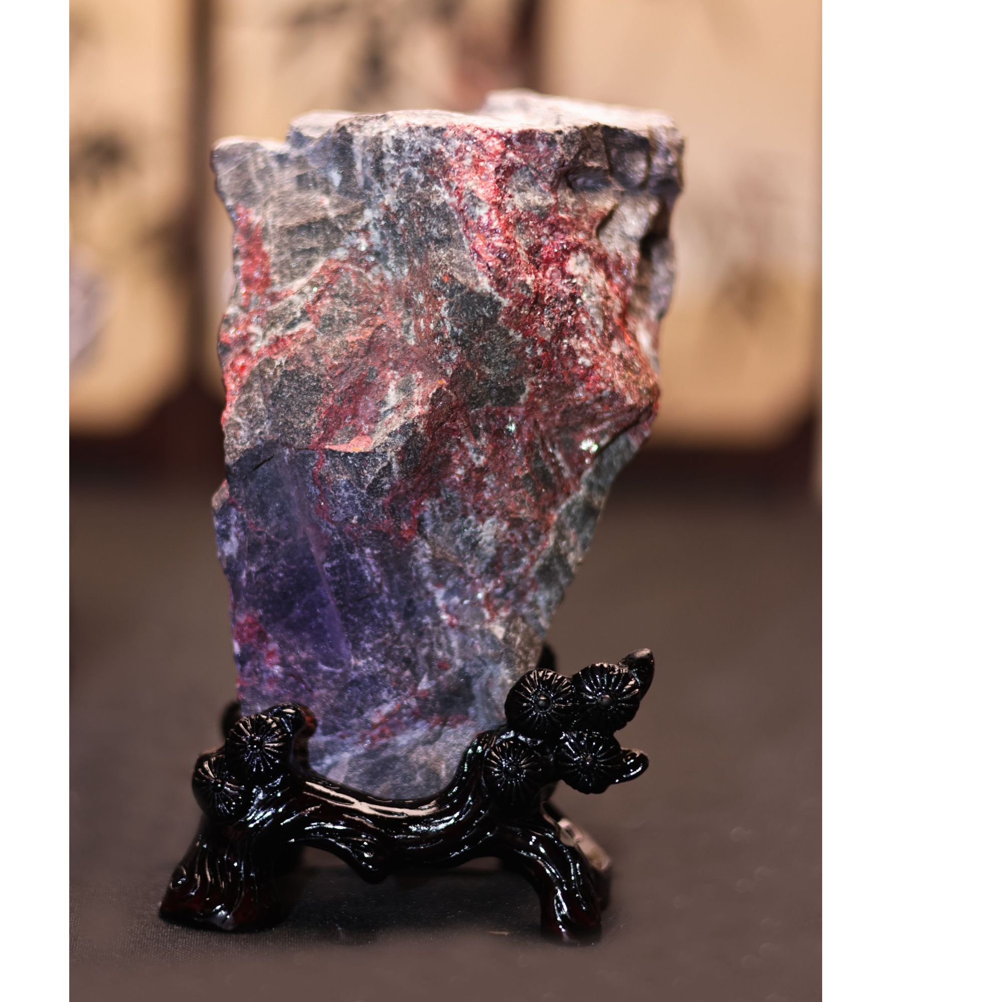 天然辰砂天然辰砂朱砂原矿原石摆件