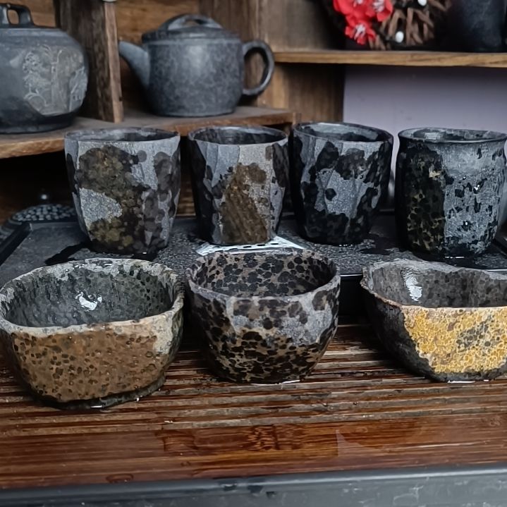 砖雕手工雕刻随行杯