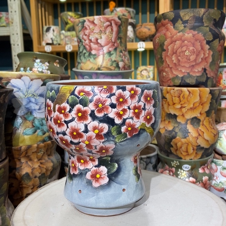 红陶景德镇艺术手绘作品