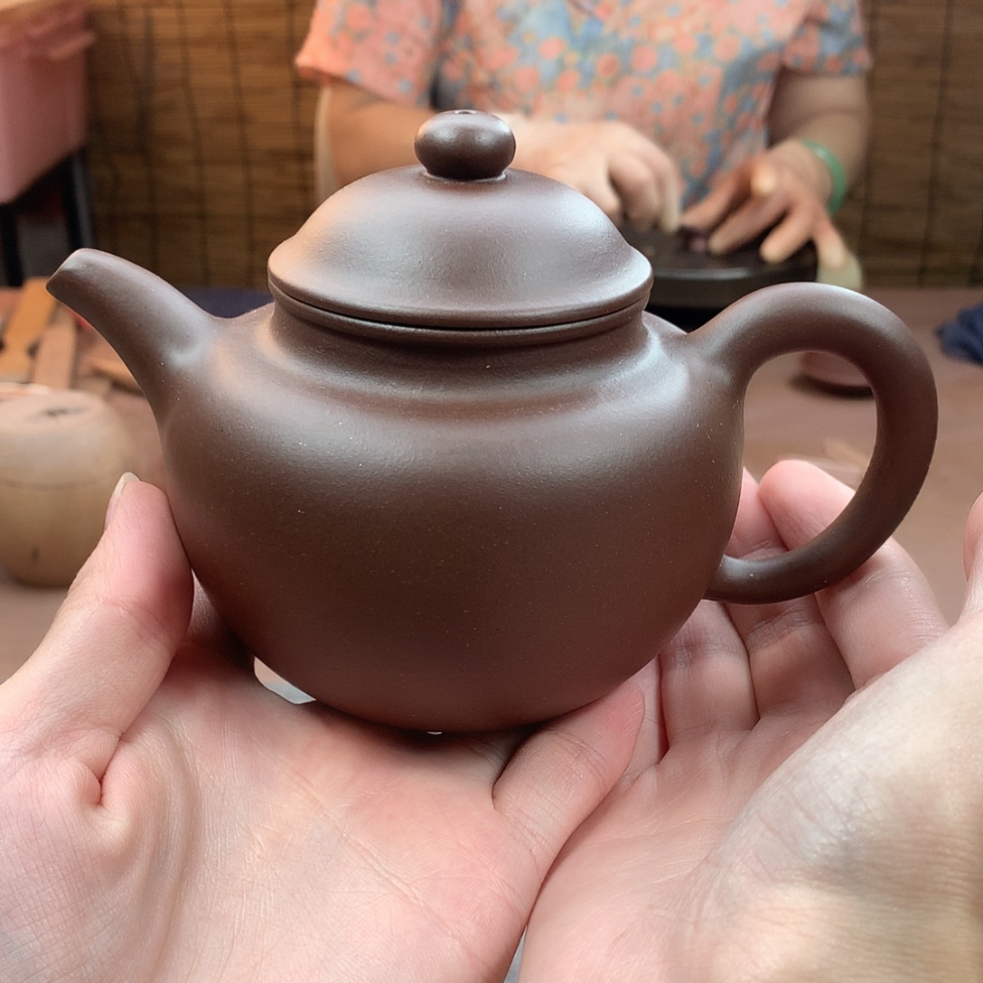 茶壶紫砂掇只 紫泥 300cc 周宜君
