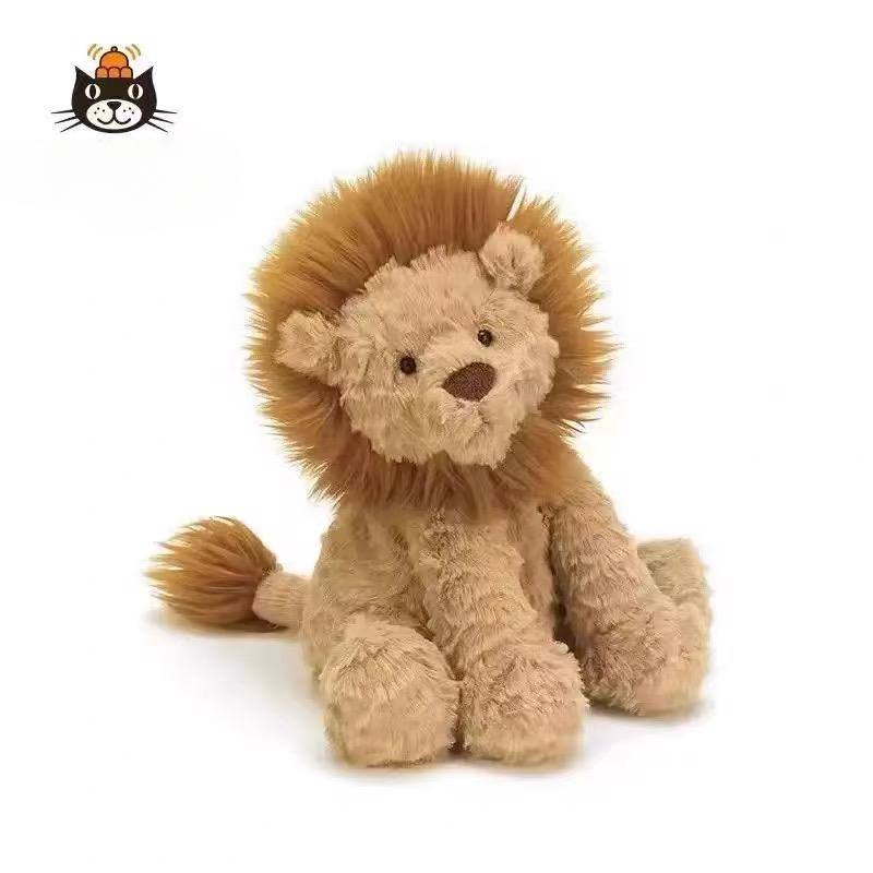 英国波浪毛狮子毛绒公仔柔软陪伴安抚玩具可爱玩偶送礼物