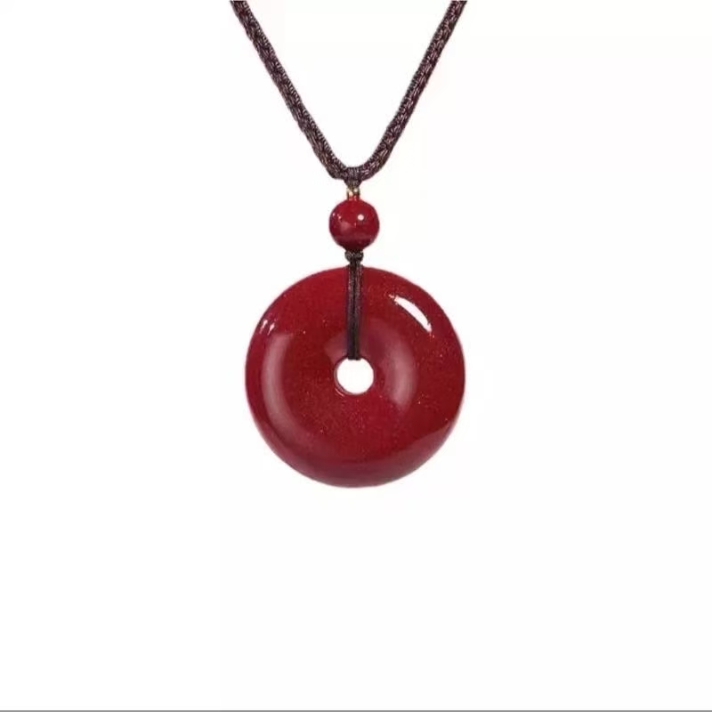 非金属布艺吊坠 平安扣九华山主播同款崔