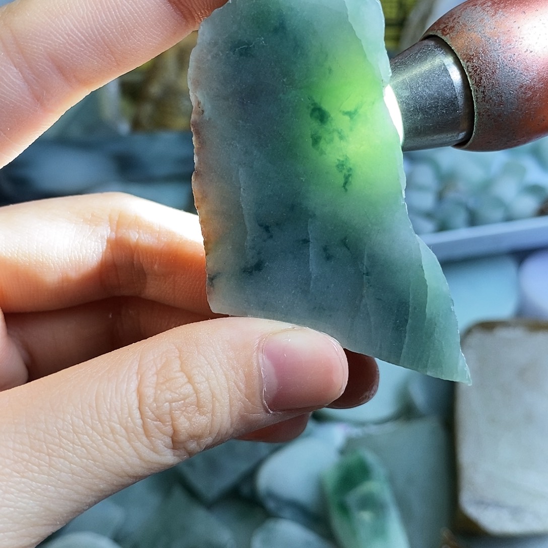 翡翠裸石纯天然翡翠