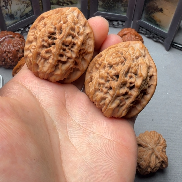 吊坠文玩核桃凤凰台42