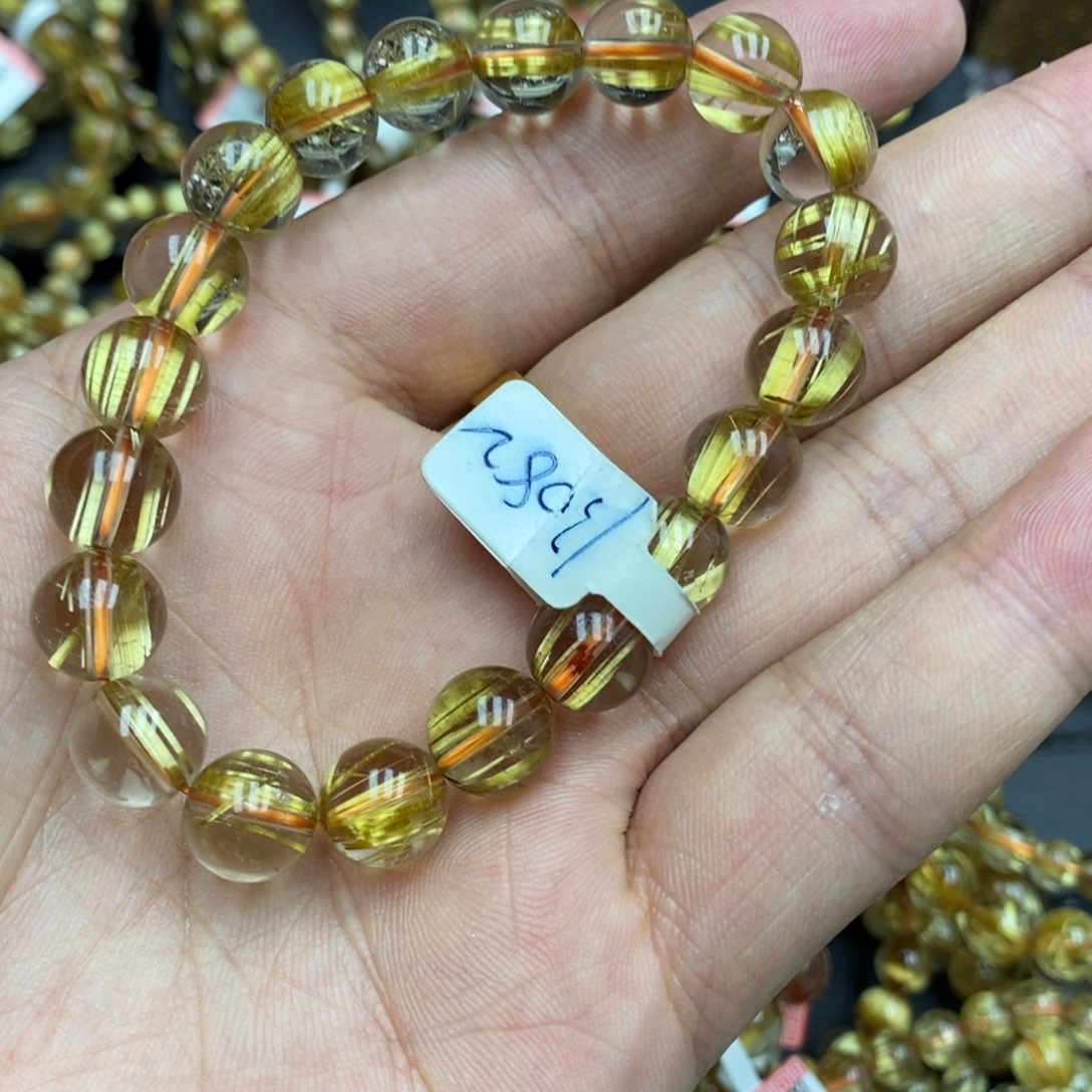 发晶手串未镶嵌小***0钛晶13082