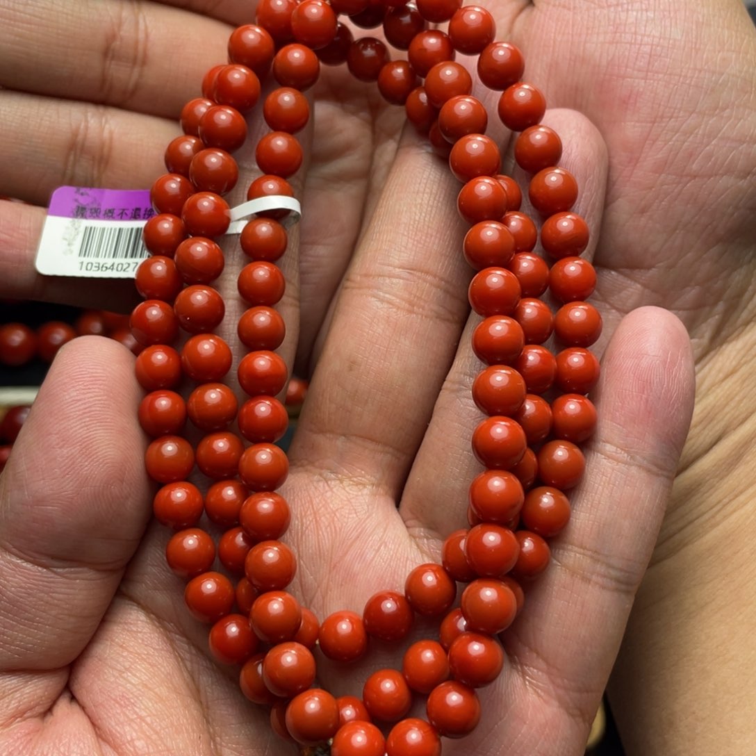 南红玛瑙颈饰未镶嵌松*