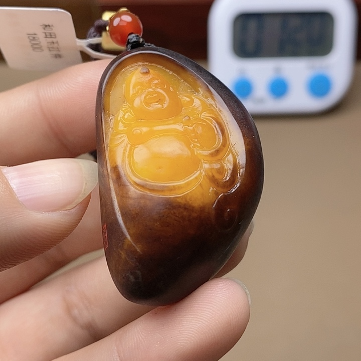 和田玉挂件未镶嵌用****4F