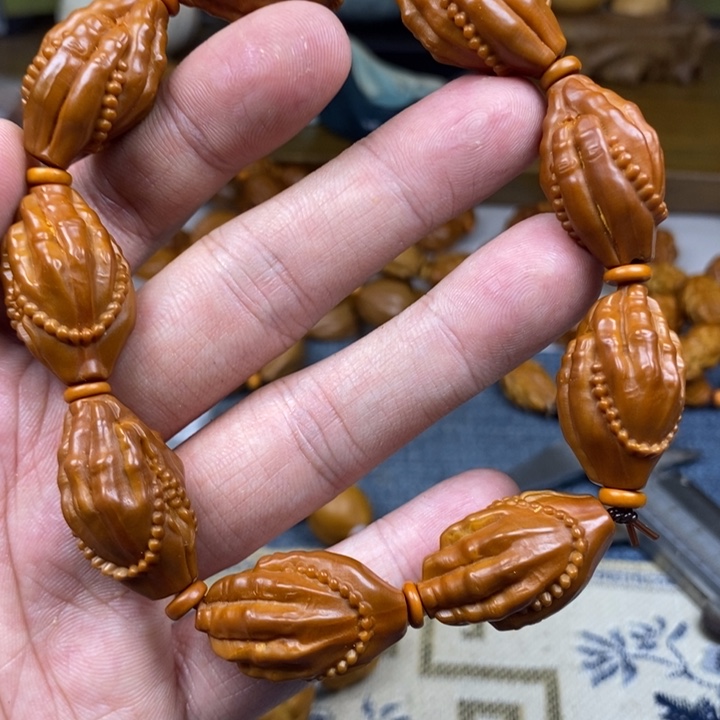 橄榄核手串/手链橄榄核雕工艺手串
