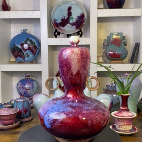 瓷片禹州神后钧瓷原产地~